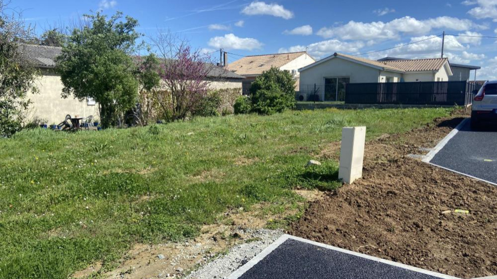 Terrain constructible de 537m2 à Martillac