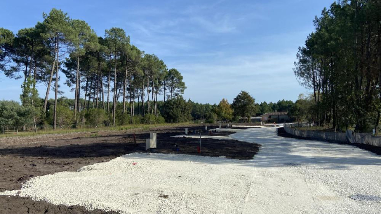 Terrain constructible de 505m2 à Le Taillan-Médoc