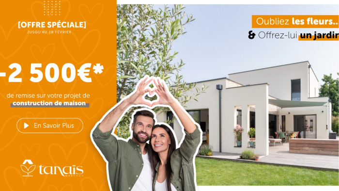 Un cadeau inoubliable pour la Saint-Valentin : votre maison avec un jardin !