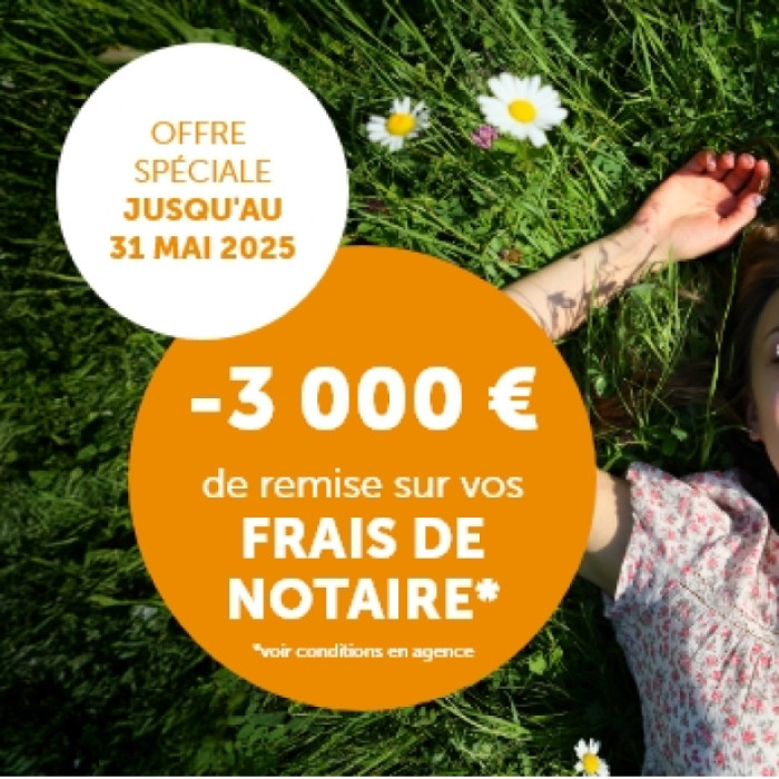Offre exclusive : Tanaïs Habitat vous offre 3 000 € sur vos frais de notaire* !