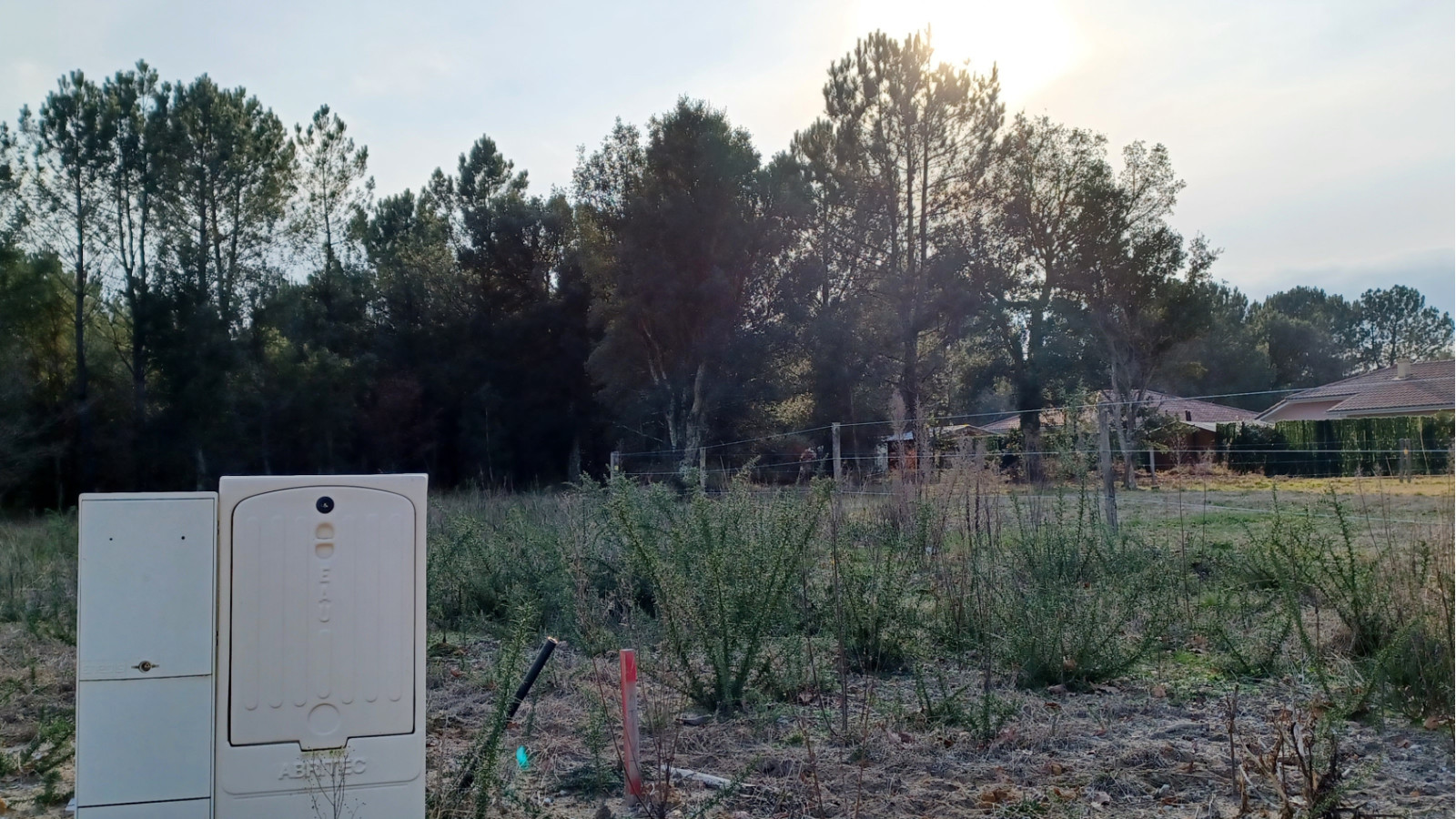 Terrain constructible de 602m2 à Hagetmau