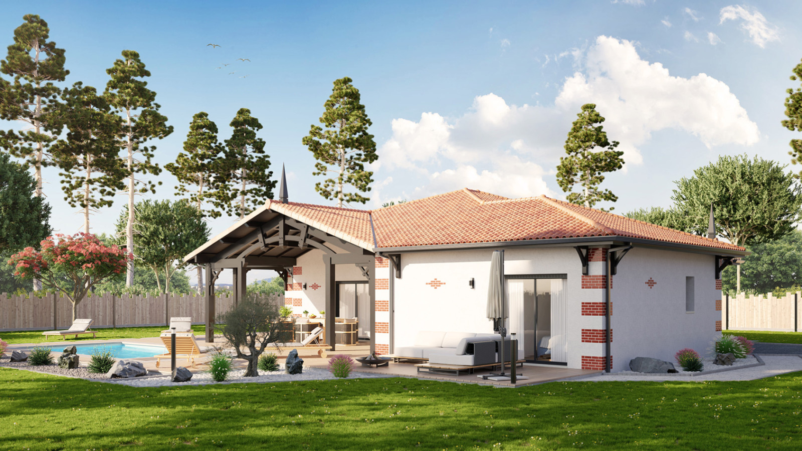 Maison neuve à Le Teich avec 3 chambres sur terrain de 650m2 / image 4