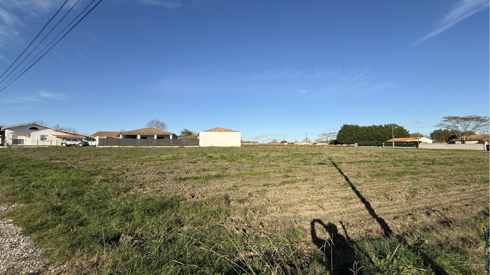 Terrain constructible de 850m2 à Cussac-Fort-Médoc