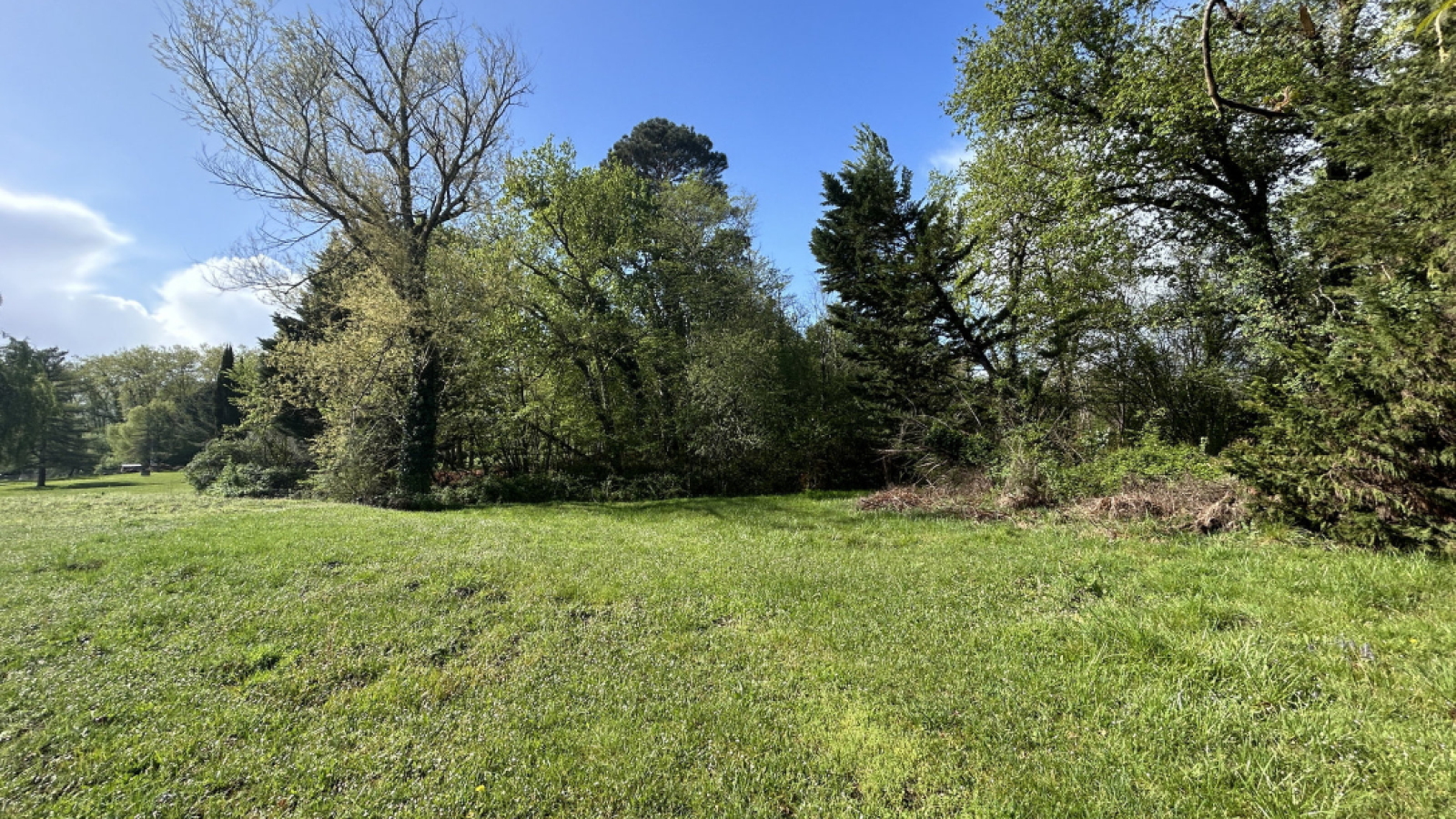 Terrain constructible de 1361m2 à Saucats