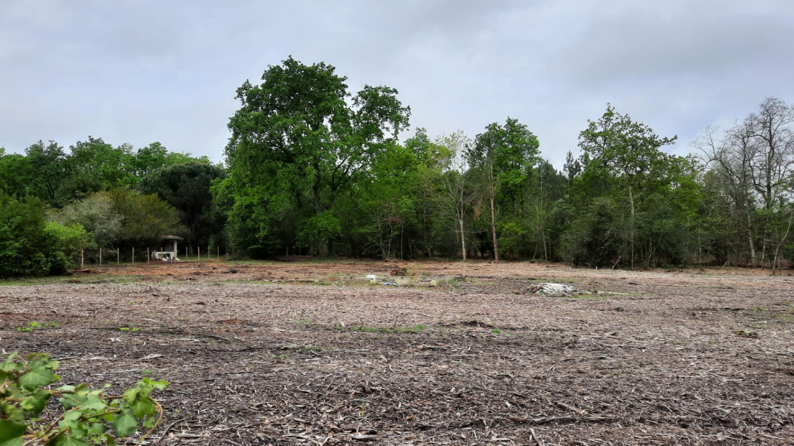 Terrain constructible de 706m2 à Le Tuzan