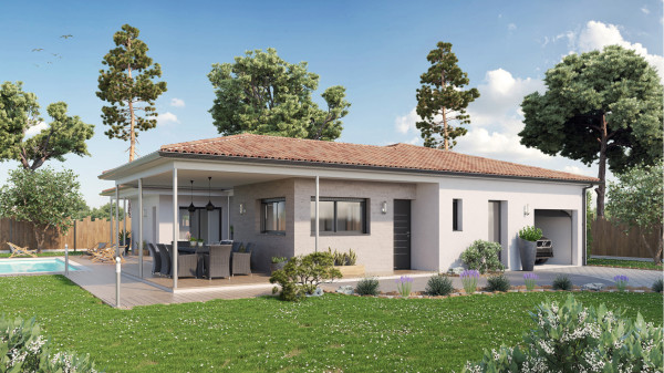 Maison neuve à Arès avec 4 chambres sur terrain de 351m2 - image 1
