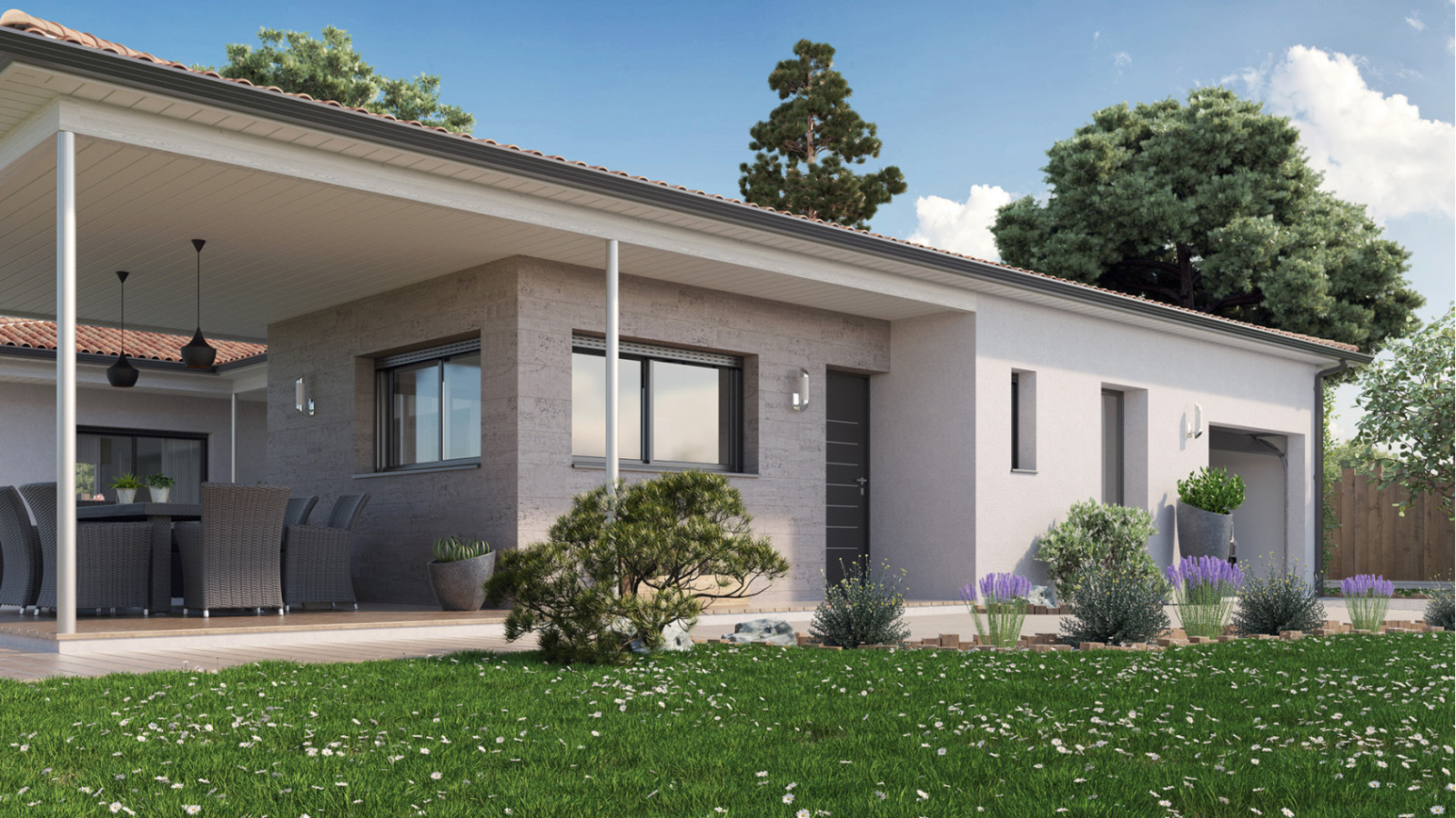 Maison neuve à Arès avec 4 chambres sur terrain de 351m2 / image 3