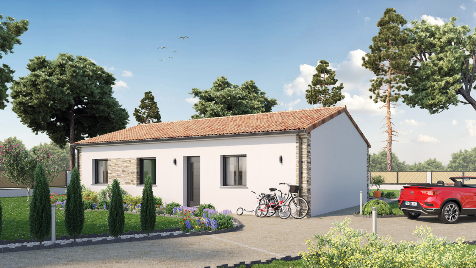 Maison neuve à Le Teich avec 3 chambres sur terrain de 650m2 / image 3