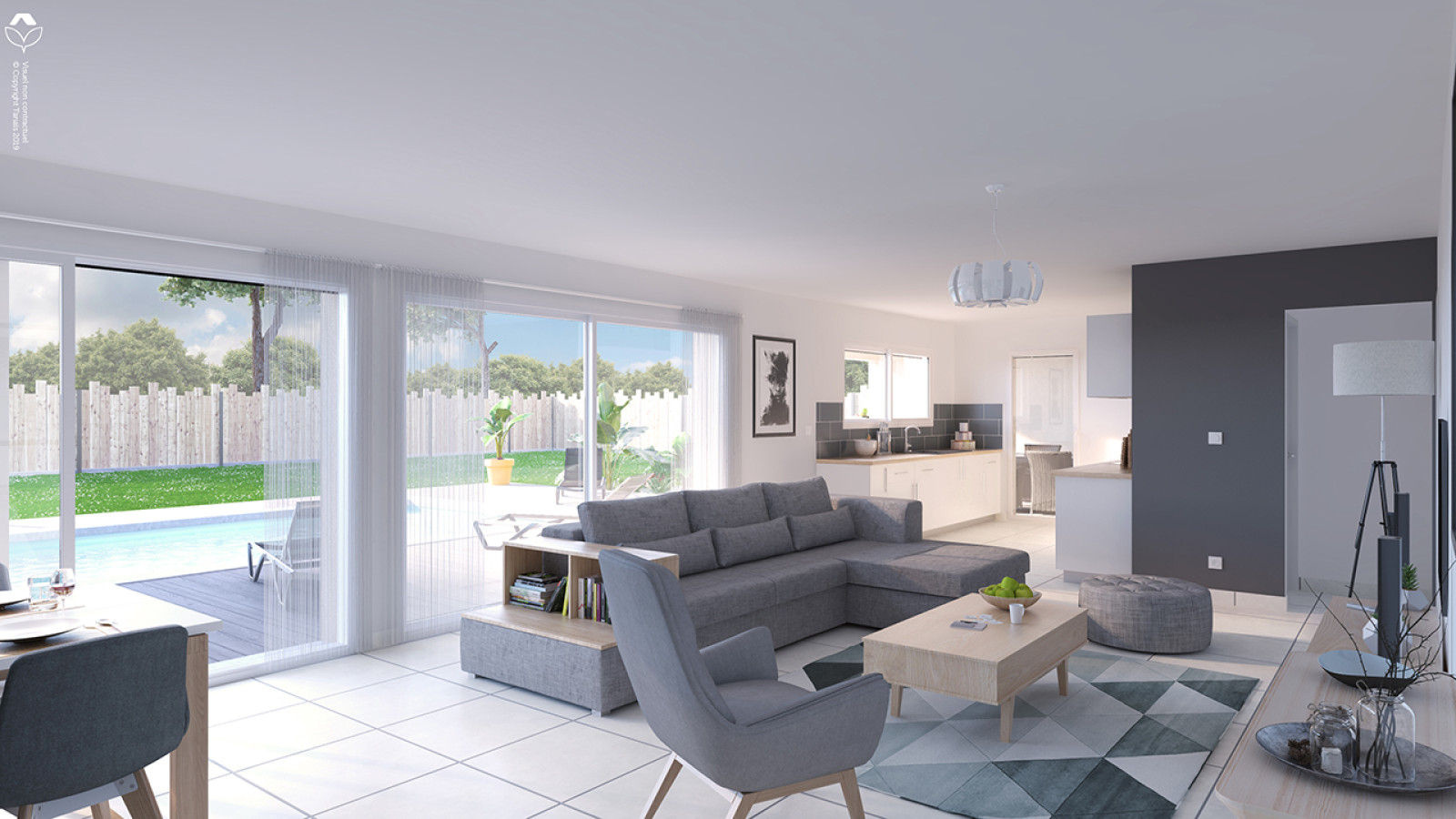 Maison neuve à Salles avec 4 chambres sur terrain de 902m2 / image 6