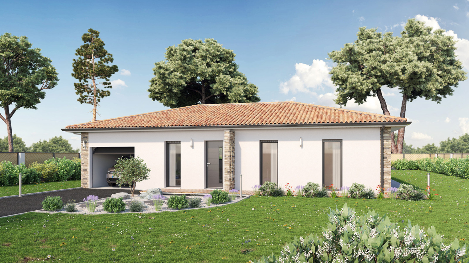 Maison neuve à Le Teich avec 4 chambres sur terrain de 650m2 / image 3