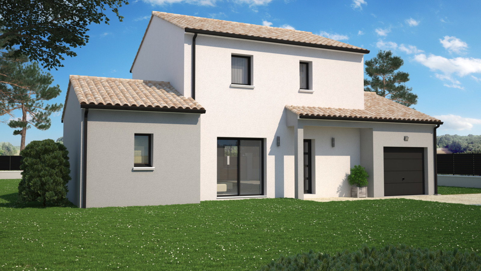 Maison neuve à Le Teich avec 4 chambres sur terrain de 650m2 / image 3