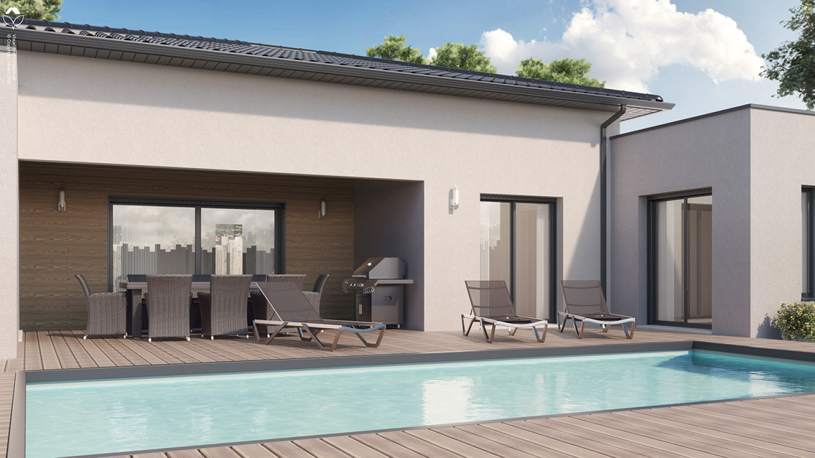 Maison neuve à Arès avec 4 chambres sur terrain de 351m2 / image 4