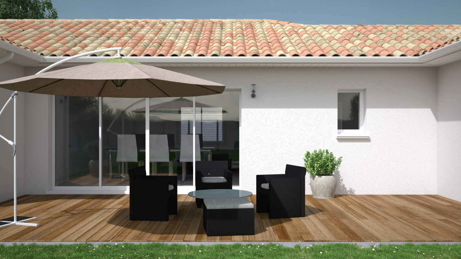 Maison neuve à Gradignan avec 3 chambres sur terrain de 652m2 / image 4