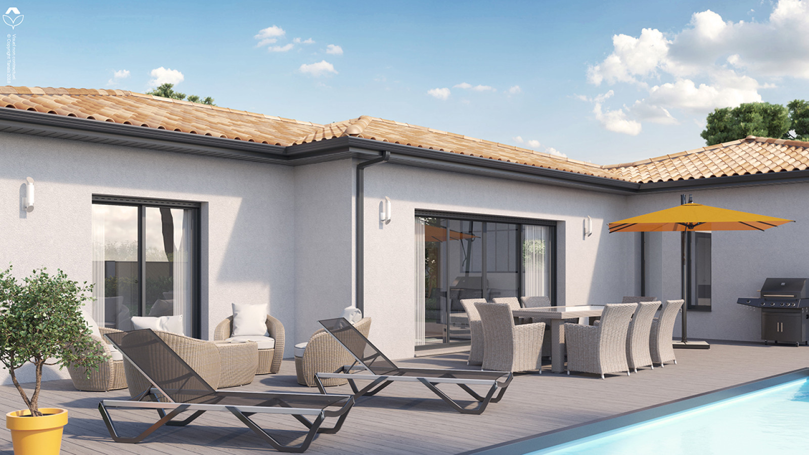 Maison neuve à La Teste-de-Buch avec 3 chambres sur terrain de 1000m2 / image 5