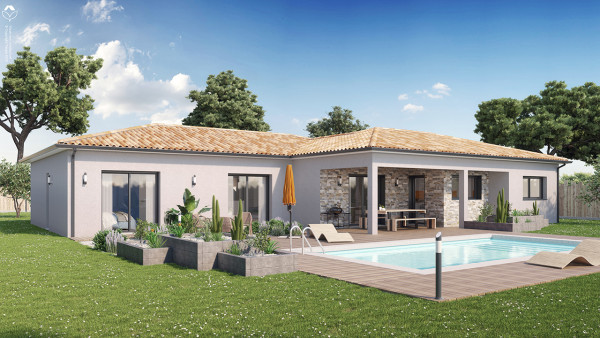 Maison neuve à Beautiran avec 4 chambres sur terrain de 2056m2 - image 1