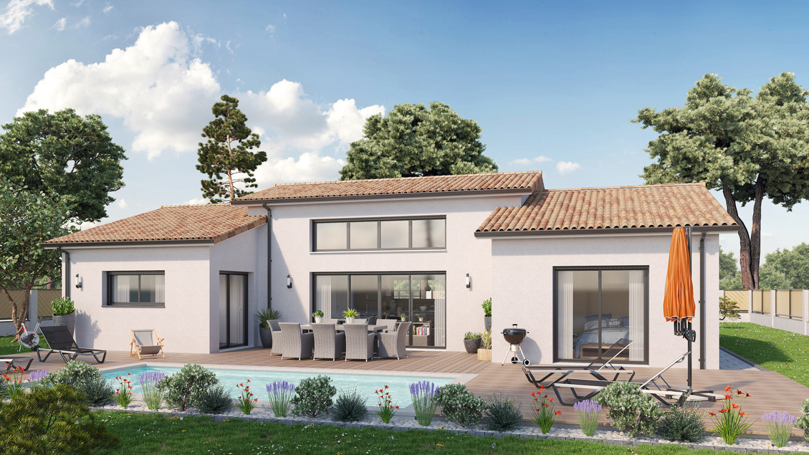 Maison neuve à Léognan avec 4 chambres sur terrain de 503m2 / image 2