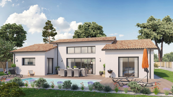 Maison neuve à Léognan avec 4 chambres sur terrain de 503m2 - image 1