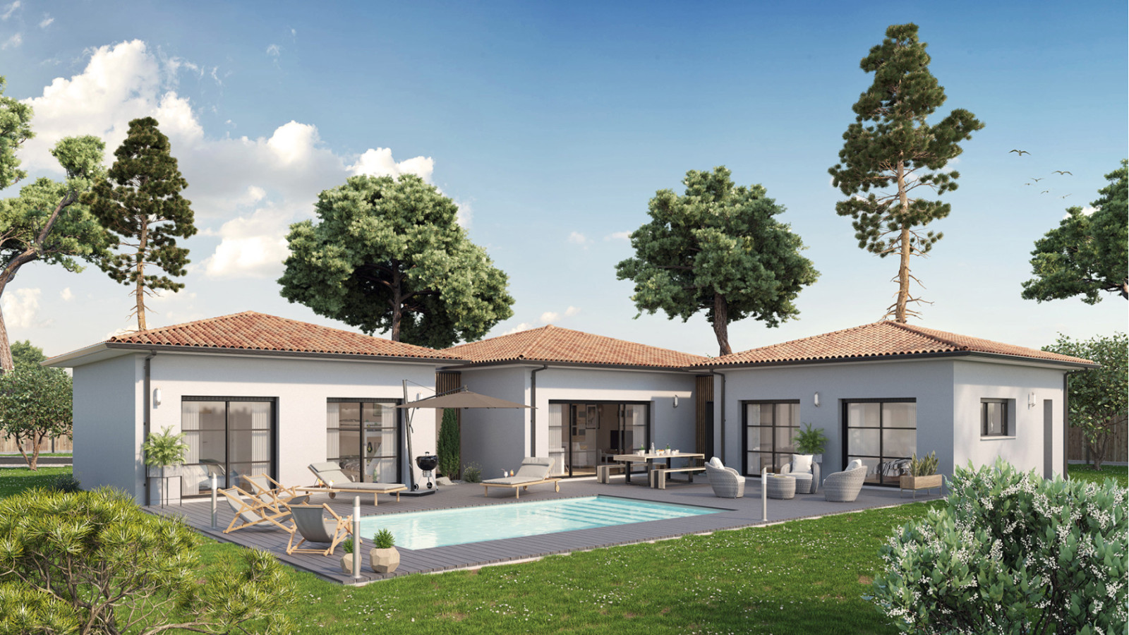 Maison neuve à Salles avec 4 chambres sur terrain de 902m2 / image 2