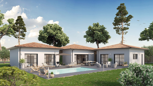 Maison neuve à Beautiran avec 4 chambres sur terrain de 2056m2 - image 1