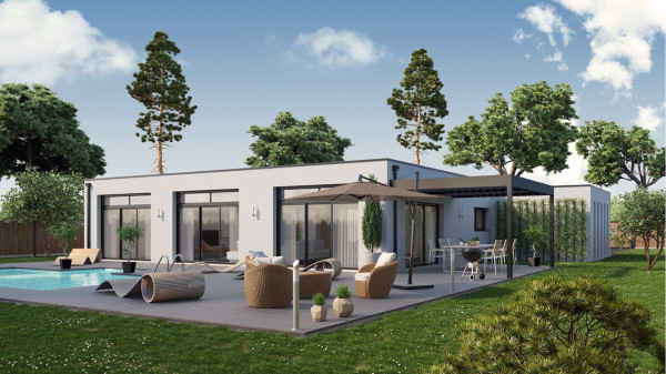 Maison neuve à La Teste-de-Buch avec 4 chambres sur terrain de 1000m2 - image 1