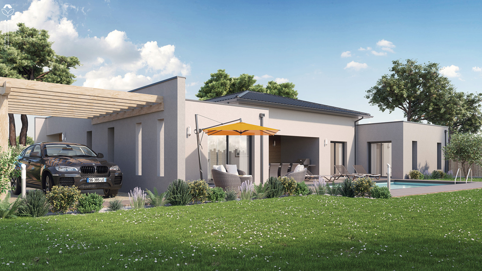 Maison neuve à Le Teich avec 4 chambres sur terrain de 650m2 / image 2