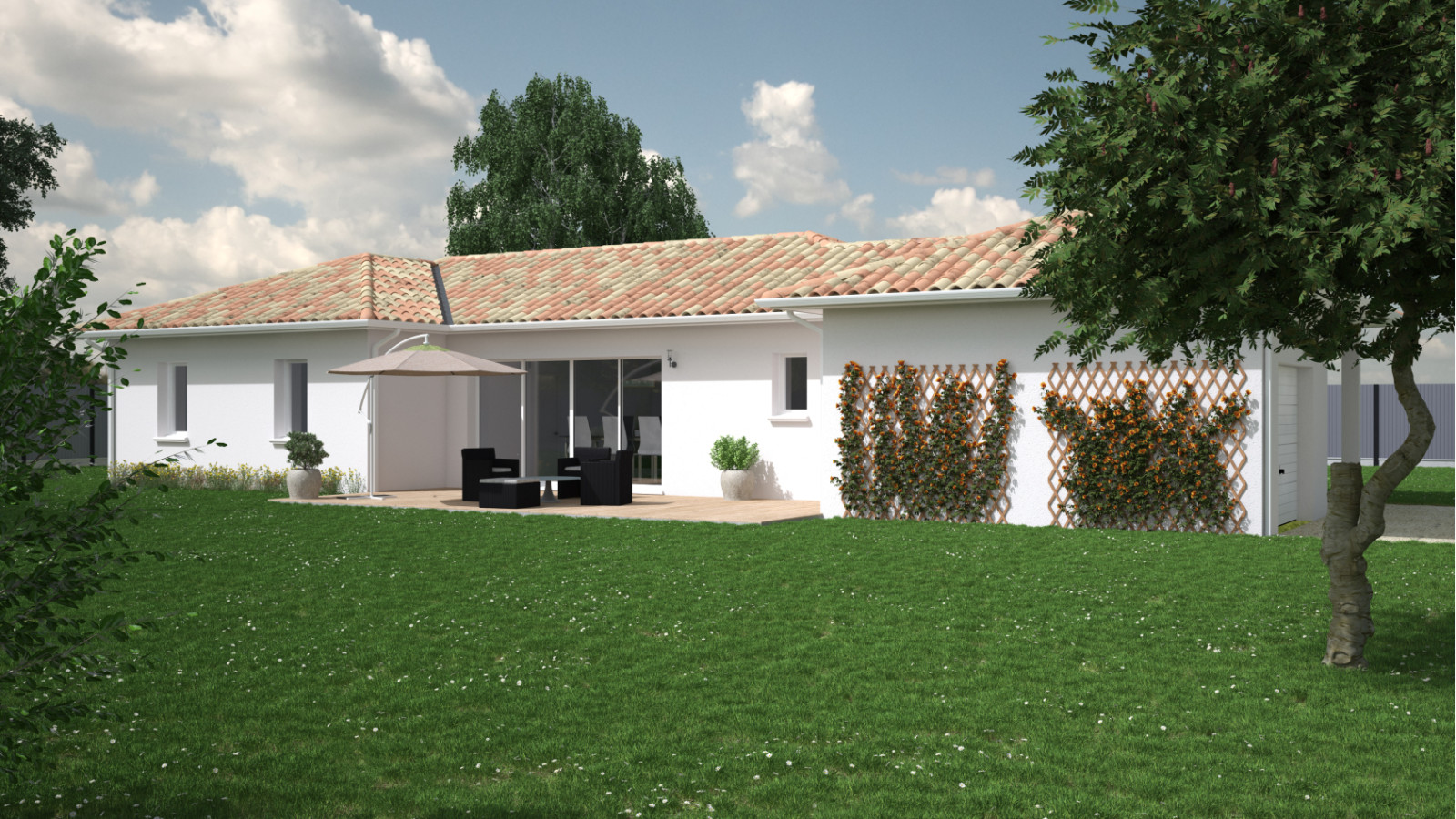 Maison neuve à Gradignan avec 3 chambres sur terrain de 652m2 / image 2