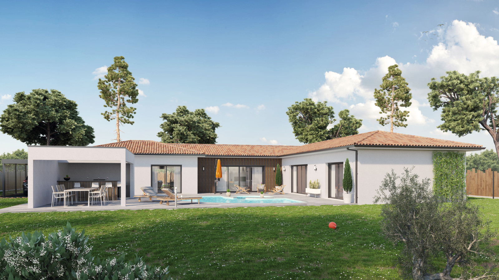 Maison neuve à Beautiran avec 4 chambres sur terrain de 2056m2 / image 2