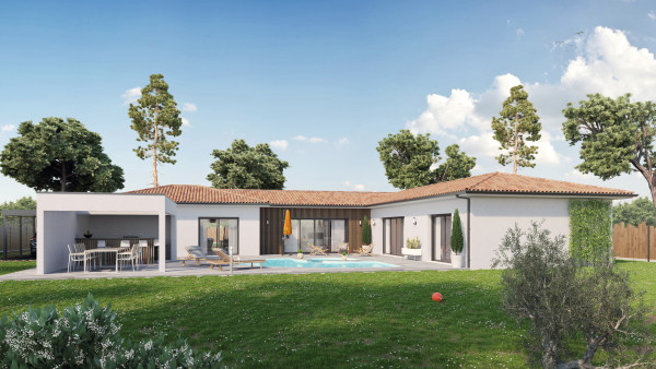 Maison neuve à Beautiran avec 4 chambres sur terrain de 2056m2 - image 1