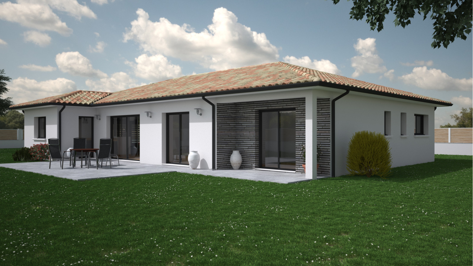 Maison neuve à Soustons avec 4 chambres sur terrain de 945m2 / image 2