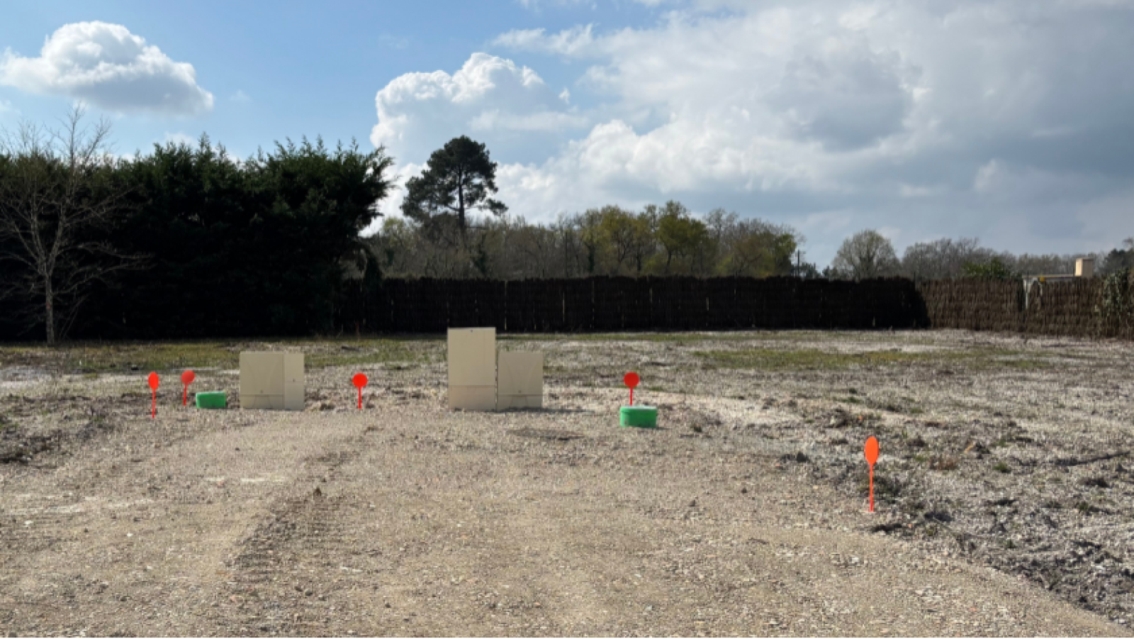 Terrain constructible de 859m2 à Cestas