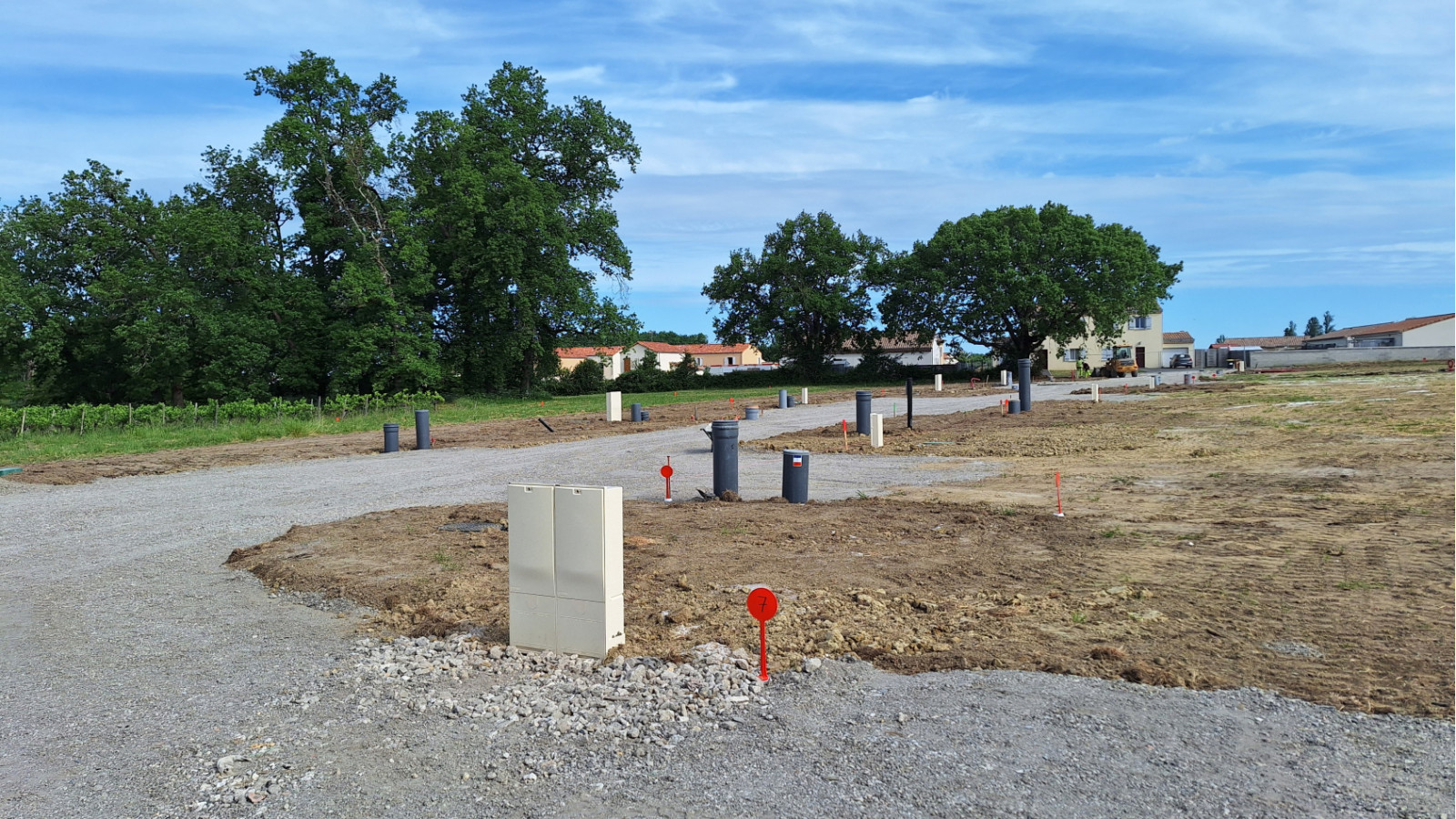 Terrain constructible de 343m2 à La Lande-de-Fronsac