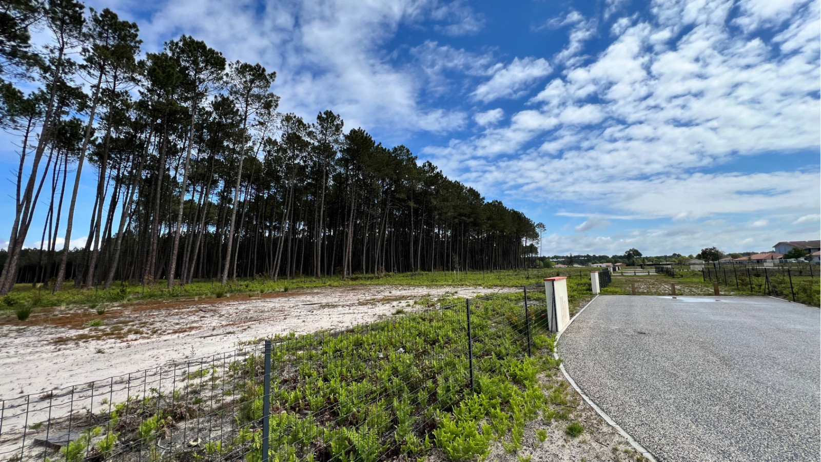 Terrain constructible de 579m2 à Vielle-Saint-Girons