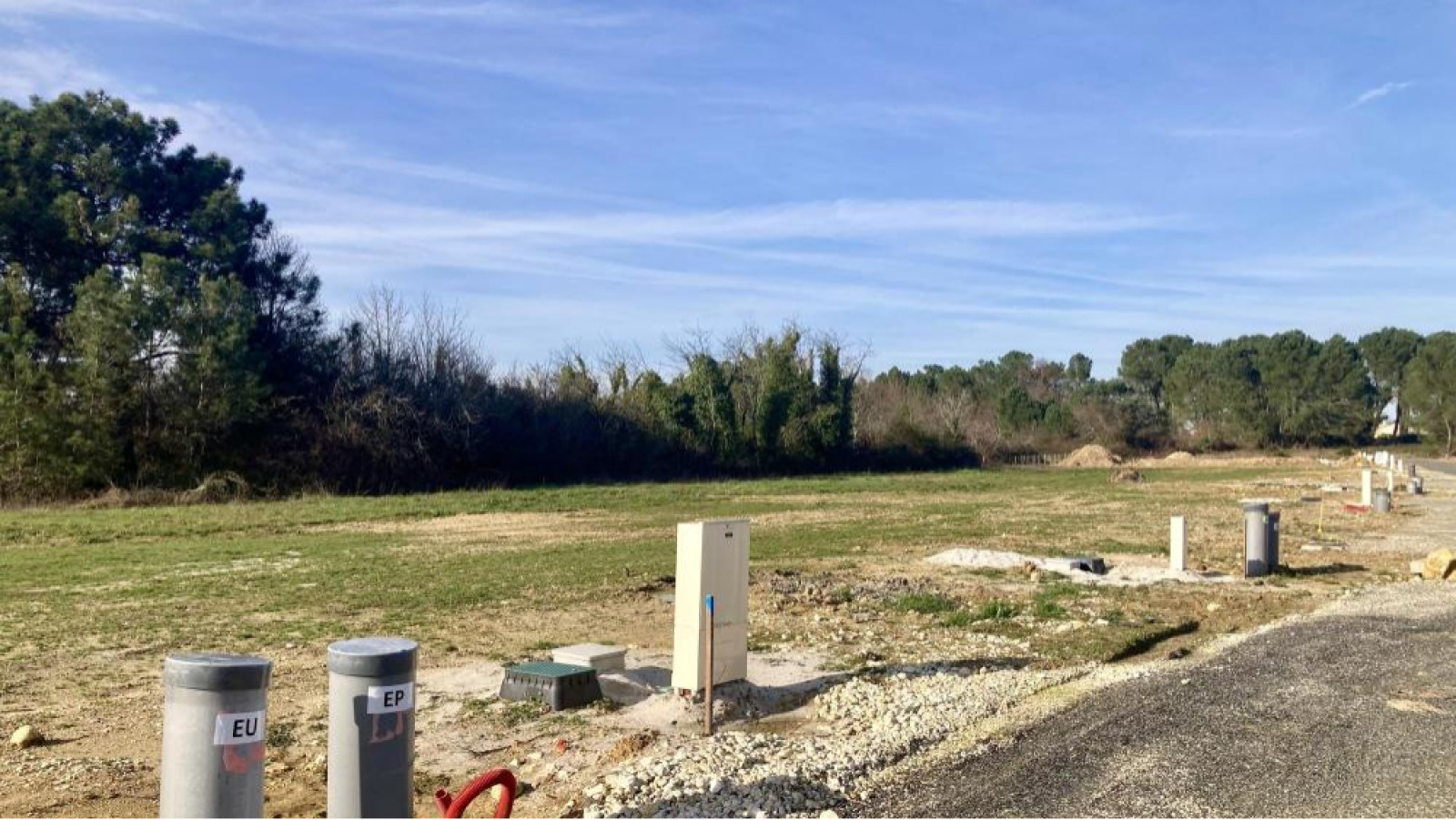 Terrain constructible de 453m2 à Le Taillan-Médoc