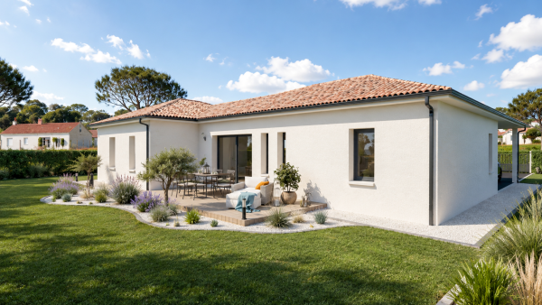 Maison neuve à Labenne avec 3 chambres sur terrain de 500m2 - image 2