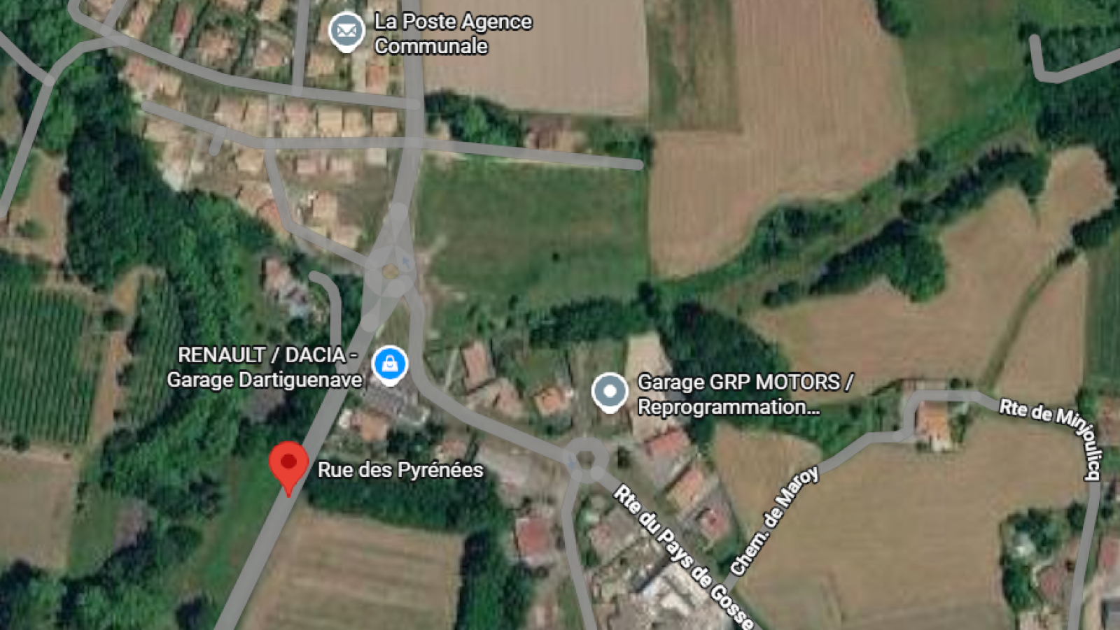 Terrain constructible de 499m2 à Saint-Martin-de-Hinx