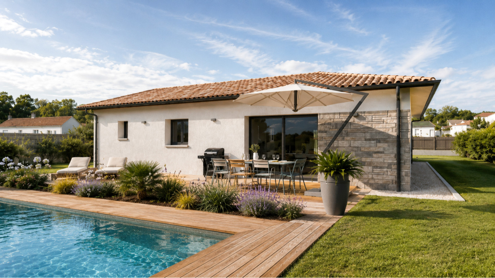 Maison neuve à Soustons avec 3 chambres sur terrain de 648m2 / image 3