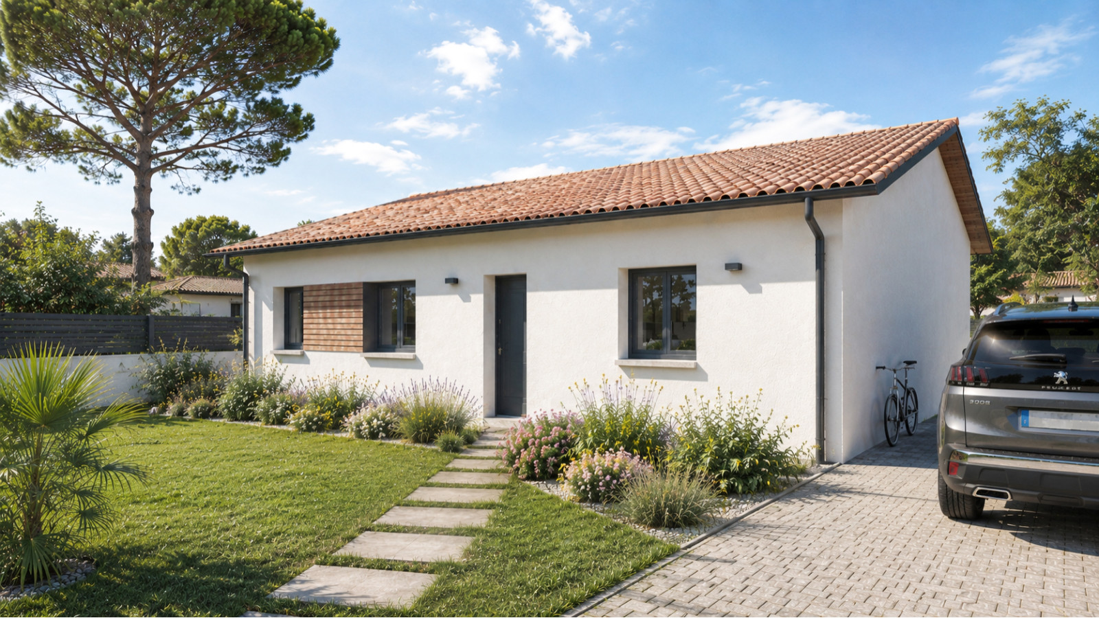 Maison neuve à Saubion avec 3 chambres sur terrain de 689m2 / image 4