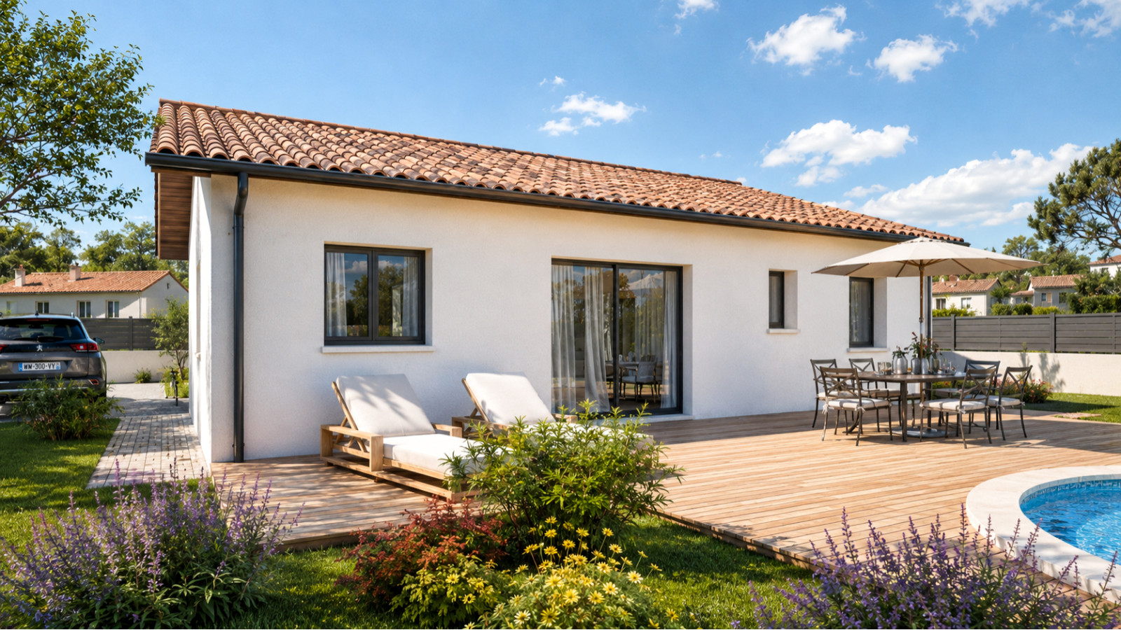 Maison neuve à Saubion avec 3 chambres sur terrain de 689m2 / image 5