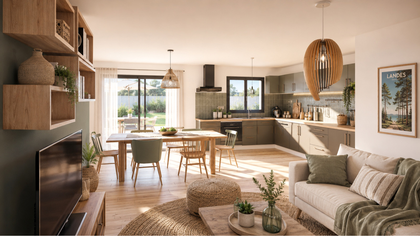 Maison neuve à Saubion avec 3 chambres sur terrain de 689m2 / image 6
