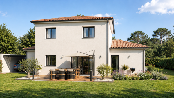 Maison neuve à Bourg avec 4 chambres sur terrain de 988m2 - image 2