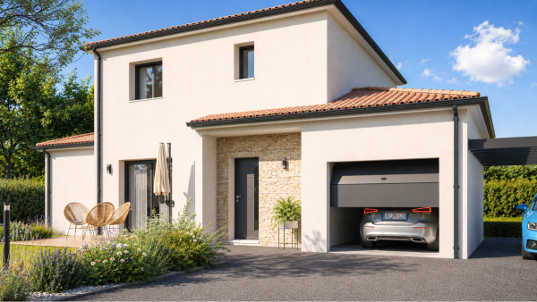 Maison neuve à Bourg avec 4 chambres sur terrain de 988m2 - image 3