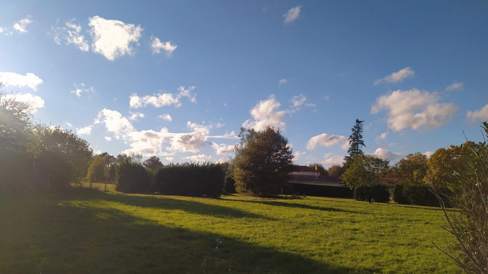 Terrain constructible de 700m2 à Les Églisottes-et-Chalaures