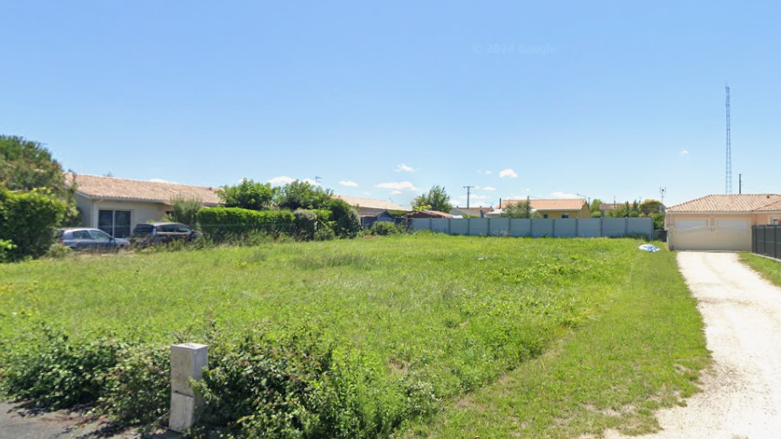 Terrain constructible de 600m2 à Saint-Loubès