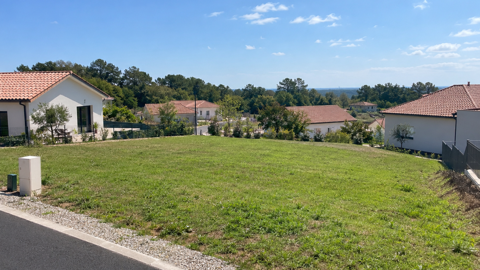 Terrain constructible de 408m2 à Labouheyre