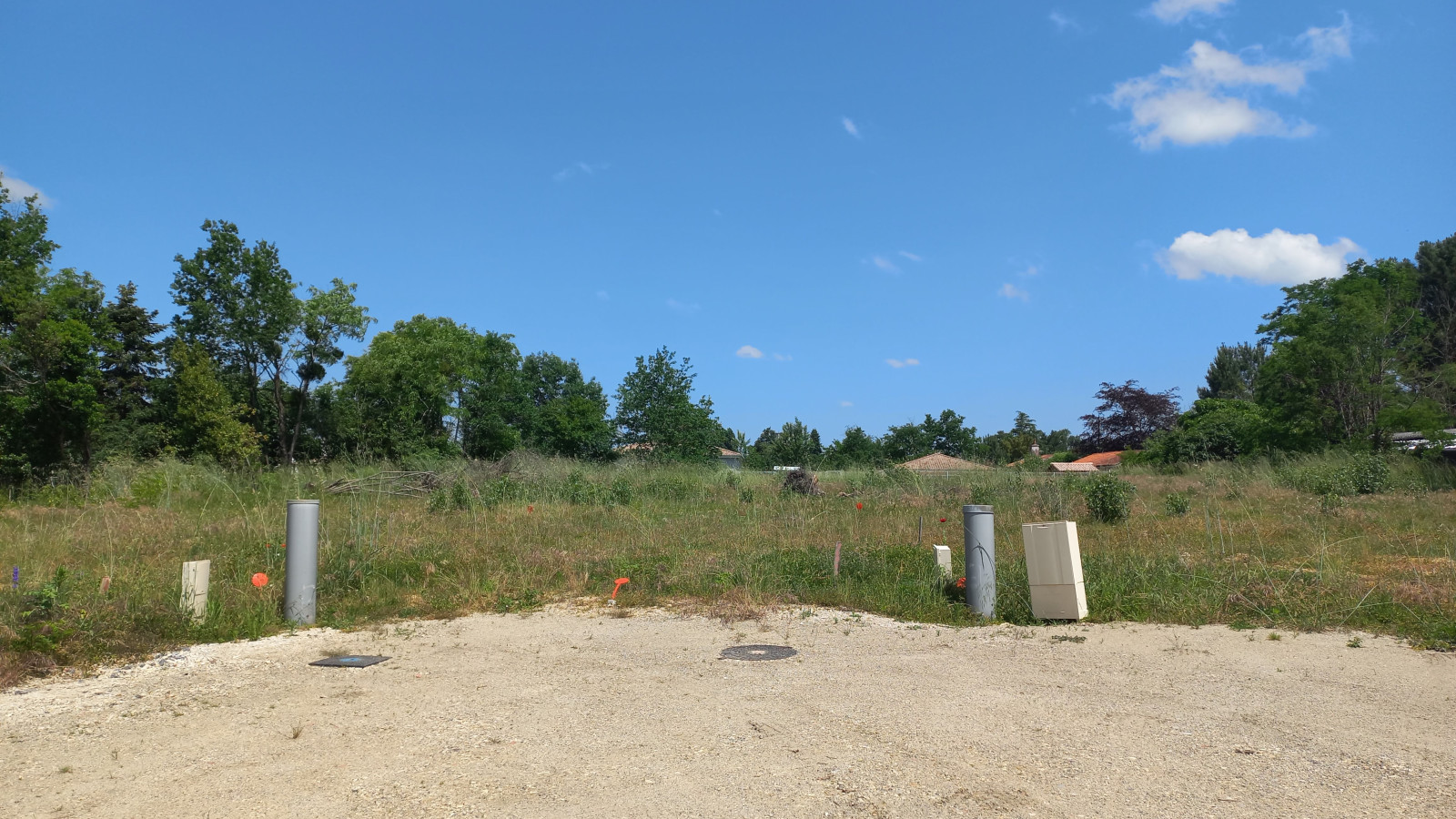 Terrain constructible de 632m2 à Le Porge