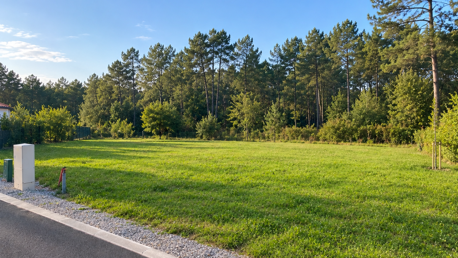 Terrain constructible de 832m2 à Gourbera