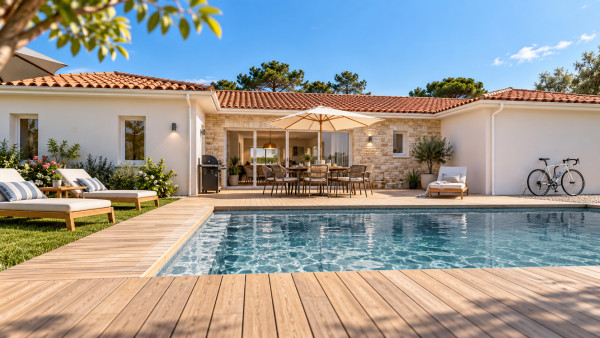 Maison neuve à La Lande-de-Fronsac avec 3 chambres sur terrain de 537m2 - image 3