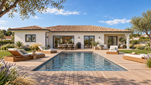Maison neuve à Léognan avec 4 chambres sur terrain de 889m2 - image 3