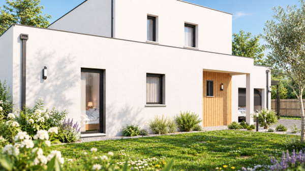 Maison neuve à Guîtres avec 4 chambres sur terrain de 707m2 - image 3