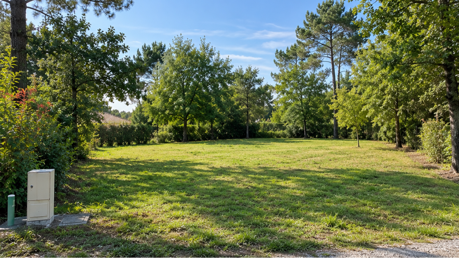 Terrain constructible de 680m2 à Saubrigues